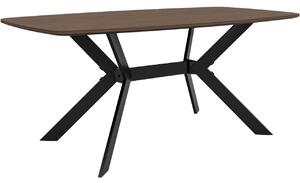 MEBLINE Stôl 185x100 cm TURIA FRAME dub ambiente noce