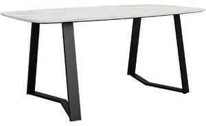MEBLINE Stôl 185x100 cm TURIA BALANCE mramor biela