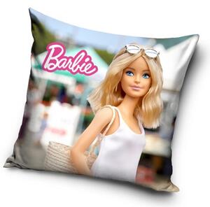 Carbotex Obliečka na vankúšik Barbie Bábika z Barbielandu, 40 x 40 cm