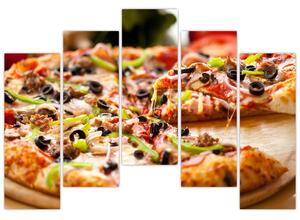 Pizza, obraz (Obraz 125x90cm)