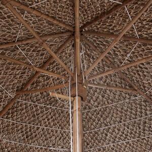 Bambusový slnečník 270 cm so strechou z banánových listov