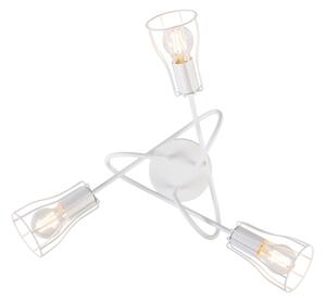 Prisadený luster OXFORD 3xE27/15W/230V biela