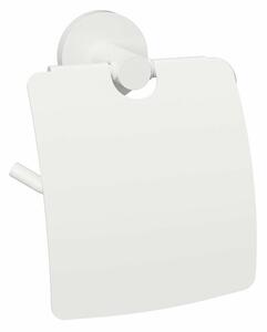 Sapho XR732W X-Round White držiak toaletného papiera s krytom, biela