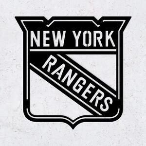 DUBLEZ | Hokejové logo NHL z dreva - New York Rangers