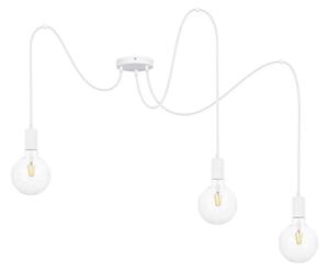 Luster na lanku MIROS 3xE27/60W/230V pavúk biela