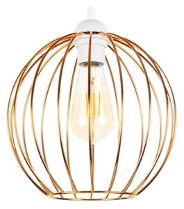 Luster na lanku MATT 2xE27/60W/230V pavúk biela/medená