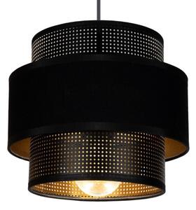 Luster na lanku NESS 2xE27/60W/230V pavúk čierna
