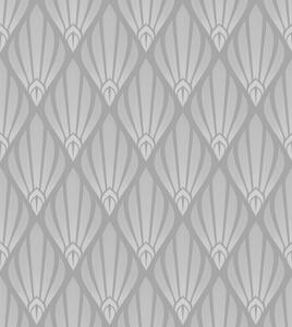 Tapety Strieborné vejáre v štýle déco, Tapety abstraktné, a01064 : Uwalls.sk