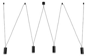 Rabalux 73038 - Luster na lanku SENOBIA 4xGU10/5W/230V pavúk
