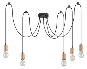 Rabalux 72075 - Luster na lanku DOLLIEN 5xE27/60W/230V pavúk buk
