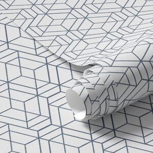 Tapety Modrá geometrická sieť, Tapety abstraktné, a01067 : Uwalls.sk