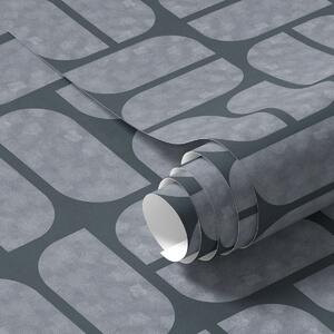 Tapety Tmavé pozadie so sivou mozaikou zaoblených modulov, Tapety abstraktné, a01069v1 : Uwalls.sk