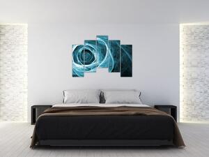 Abstraktný obraz ruže (Obraz 125x90cm)