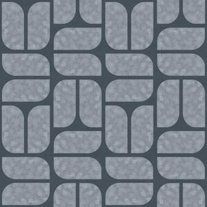 Tapety Tmavé pozadie so sivou mozaikou zaoblených modulov, Tapety abstraktné, a01069v1 : Uwalls.sk