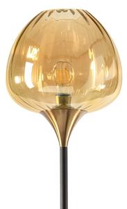 ONLI - Stojacia lampa ELIDE 1xE27/15W/230V čierna/medená