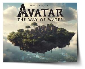 Sablio Plagát Avatar The Way of Water Lietajúce mesto - 60x40 cm