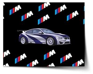 Sablio Plagát MPERFORMANCE Športové auto - 60x40 cm