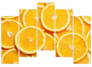 Plátky pomarančov - obraz (Obraz 125x90cm)