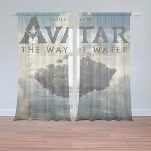 Sablio Záclony Avatar The Way of Water Lietajúce mesto: 2ks 150x250cm