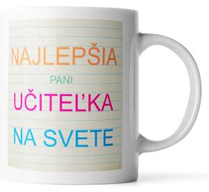 Sablio Hrnček Najlepšia pani učiteľka na svete - 330 ml - standard