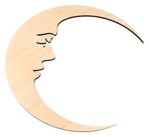 Veselá Stena Drevená nástenná dekorácia Mesiac
