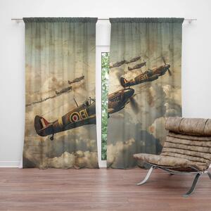 Sablio Záves Stíhačky Spitfire v leteckej bitke: 2ks 140x250cm
