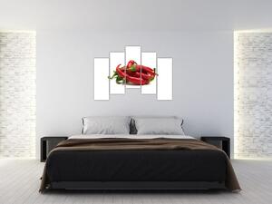 Chilli papričky, obrazy (Obraz 125x90cm)