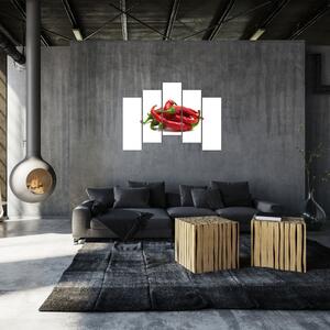 Chilli papričky, obrazy (Obraz 125x90cm)
