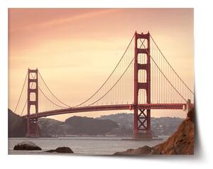 Sablio Plagát Golden Gate 2 - 60x40 cm