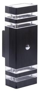 Vonkajšie nástenné svietidlo so senzorom BREZZA 2xGU10/35W/230V IP65