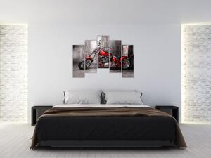 Obraz červené motorky (Obraz 125x90cm)
