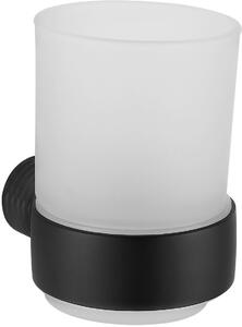 Mexen Base, nástenný pohár na kefky, čierna matná, 7088238-70