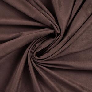 Metráž Kostýmovka Semiš SUEDE Stretch - Hnedá čokoládová