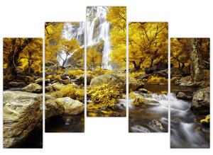 Obraz jesennej krajiny na stenu (Obraz 125x90cm)