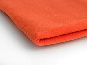 Microfleece farba mandarínková 27