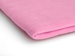 Microfleece farba ružová 20