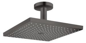 Hlavová sprcha Hansgrohe Raindance strop vrátane sprchového ramená kartáčovaný čierny chróm 26250340