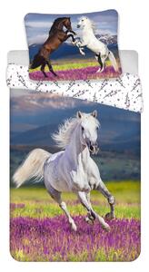 Jerry Fabrics Bavlnené obliečky 140x200 + 70x90 cm - Kôň "Meadow"