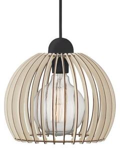 Drevený závesný luster Chino pre žiarovku E27 ø25cm – LED lustre a svietidlá > Lustre