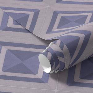 Tapety Geometrický diamantový vzor v modrých odtieňoch, Tapety abstraktné, a01128v1 : Uwalls.sk