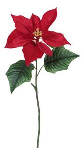 Umelá Poinsettia červená, 51 cm