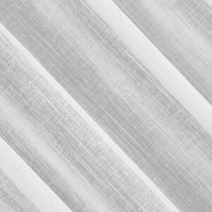Biela etamínová záclona na páske CARLA 140x270 cm