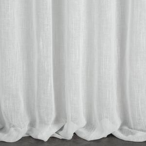 Biela etamínová záclona na páske CARLA 300x145 cm