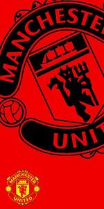 Detský uterák s motívom Manchester United RDB2 Červená