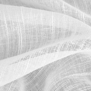 Biela etamínová záclona na páske CARLA 300x145 cm