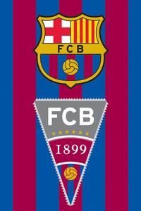Detský uterák s motívom FC Barcelona RDF2 Modrá