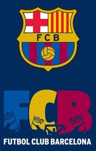 Detský uterák s motívom FC Barcelona RDE14 Modrá