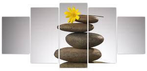 Relaxačné obraz - kamene (Obraz 150x70cm)