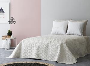 Luxusné obojstranné prehozy na posteľ béžovo krémovej farby 170 x 210 cm Béžová