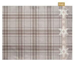Metráž VIANOČNÉ PRESTIERANIE HOLLY 01 30X40/X4 SADA BÉŽOVÉ